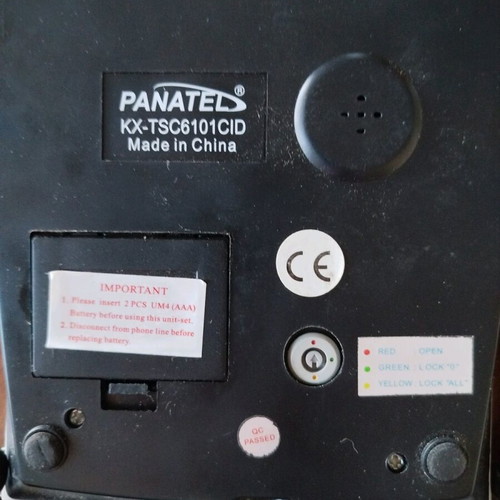 Panatel wired telephone device used