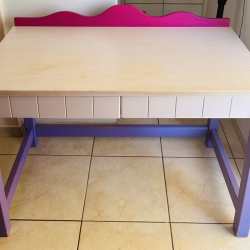 Children's desk used, dimensions 1.20x0.65x0.70 m