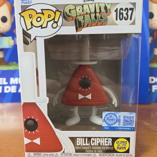Funko Pop Disney Gravity Falls Bill Cipher new figure glows in the dark