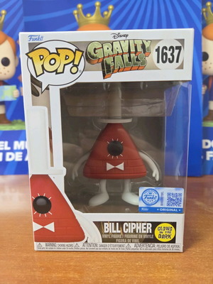 Funko Pop Disney Gravity Falls Bill Cipher new figure glows in the dark