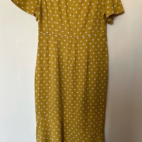 Shein dress size 44 yellow like new