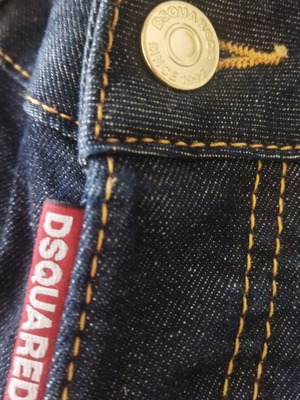 Τζιν παντελόνι Dsquared2 σκούρο μπλε σαν καινούργιο, μέγεθος L 40 12, συλλογή 2015