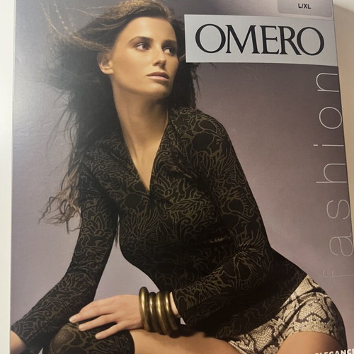 Omero Margareth V-Neck Mesh Top new in box, militare