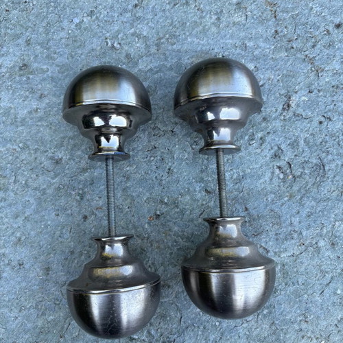 Door knobs used, set of 2, external sphere
