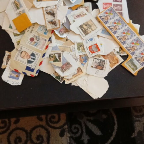 Used stamps large quantity