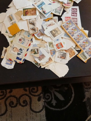 Used stamps large quantity