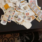 Used stamps large quantity