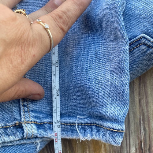 Stradivarius Slim Fit High Rise Blue Jeans like new, size L