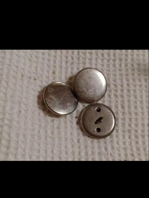 Metal Buttons pack of 10 new, durable