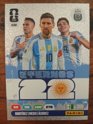 Panini Световно първенство 2026 Eternos 22 стикер като нов