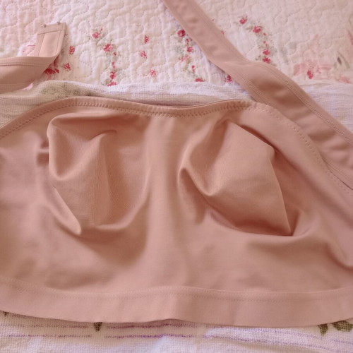 Shein strapless bra, size 5XL, beige