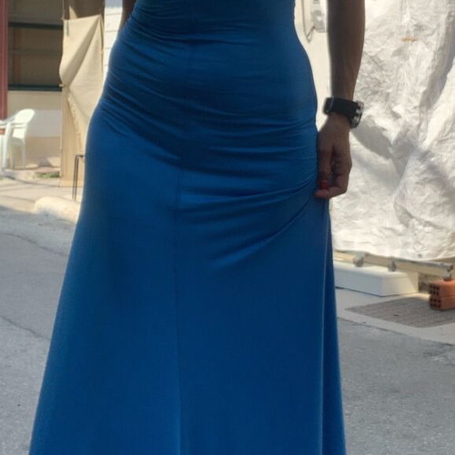 Dress deep blue new, size M