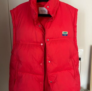 american vintage puffer jacket κοκκινο