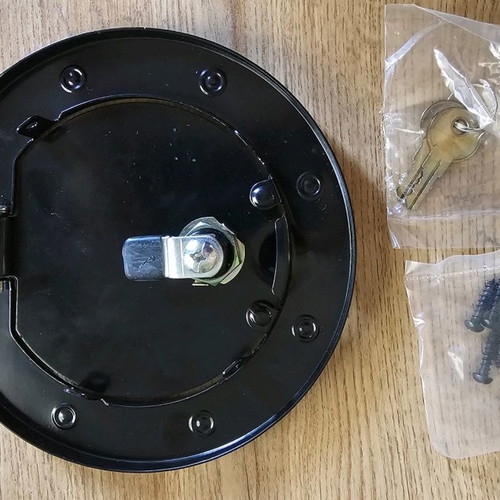 Jeep Wrangler JK fuel tank cover new Rugged Ridge 11229.03 black