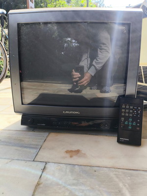 Grundig portable TV used