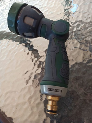Parkside water nozzle used with 9 settings