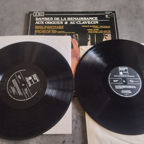 Danses De La Renaissance Aux Orgues & Au Clavecin double vinyl