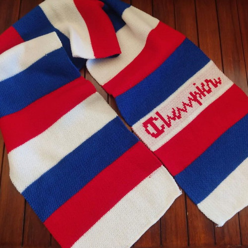 Champion USA scarf like new, collectible