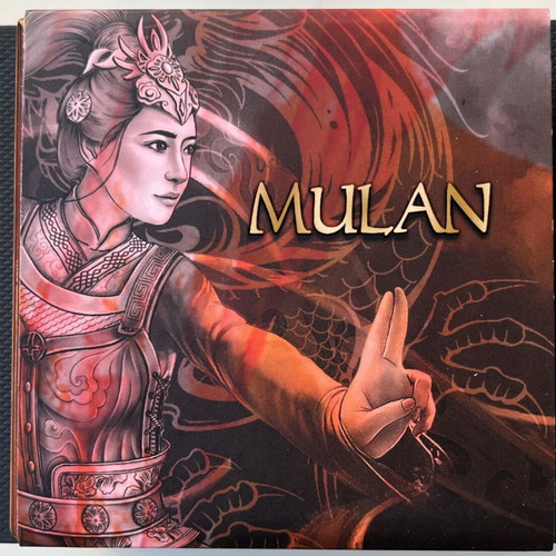 Silver coin Great Warriors Mulan new, limited edition 555 pcs