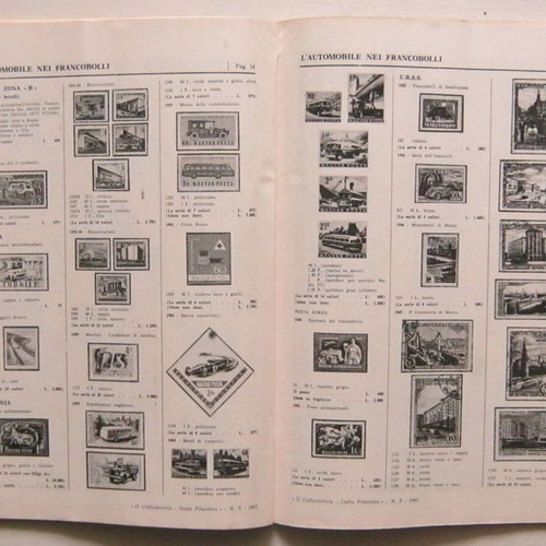 Il Collezionista Italia Filatelica magazine used, September 1963