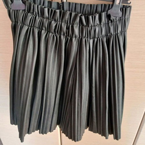 Leather skirt like new, black, size S