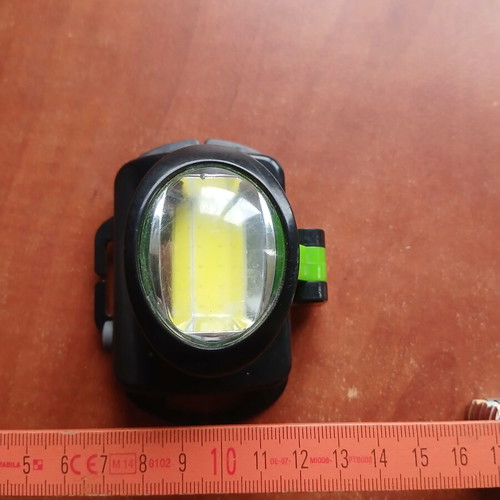 Bicycle light with battery used