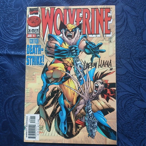 Wolverine (1997) #114 used with Larry Hama signature