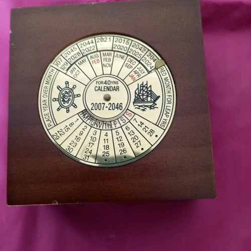 Compass made of wood and bronze used with calendar until 2046