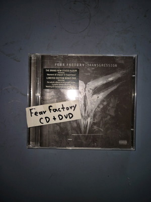 Fear Factory Transgression CD and DVD used with scratched packaging