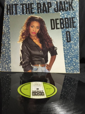 Debbie D Hit the Rap Jack vinyl record used