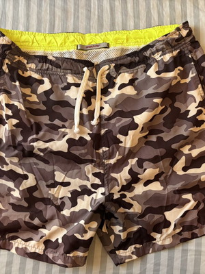 3Guys Camo Men's Swim Shorts Medium Like New Black Gray