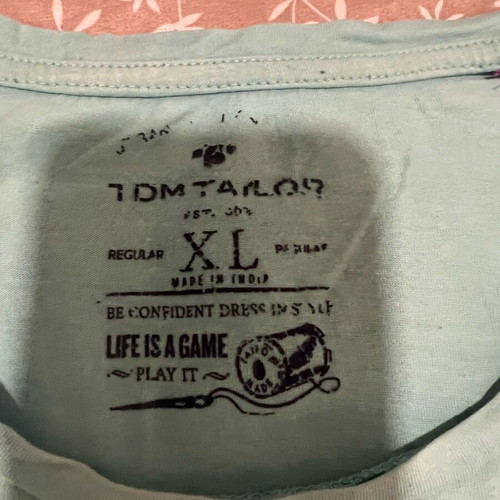 Tom Taylor sleeveless sports T-shirt used, size XL, green