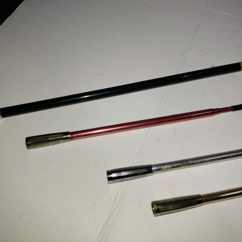 Women's smoking pipes used, set of 4 pieces