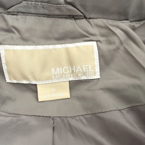 Michael Kors down jacket women's used, gray, size M