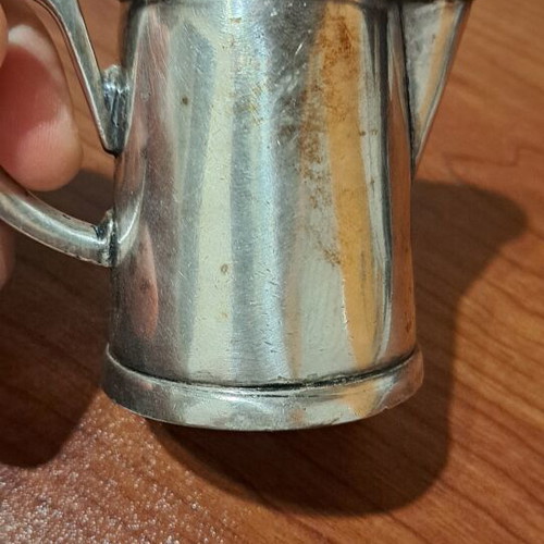Silver-plated antique small milk jug Hacker like new