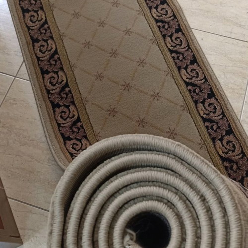 Hallway rug new 0.67x4.60 acrylic 80% and wool 20%