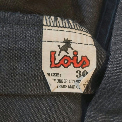 Lois unisex vintage high-waisted jeans new, 1980-1990