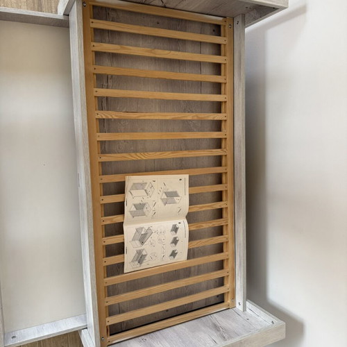 Baby beds set like new with dresser, changing table and shelf
