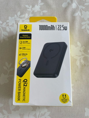Baseus EnerFill FM12 portable battery new, 10000 mAh, magnetic Qi2