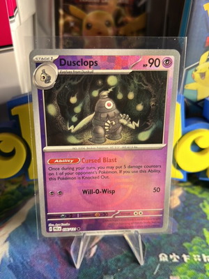 Dusclops PRE Pokeball Reverse Pokemon card mint condition