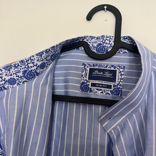 Light blue striped shirt new