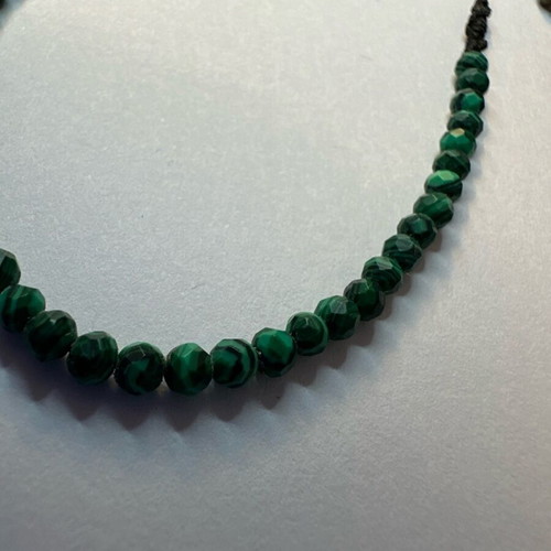 Real Malachite Crystal Energy Bracelet new, adjustable size