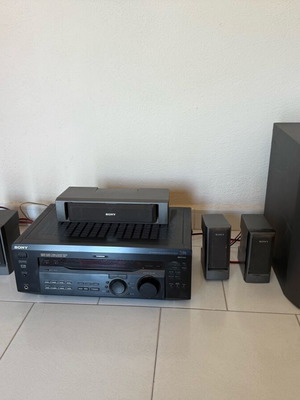 Sony Homecinema 5.1 като нов с приемник STR-DE445 и субуфер
