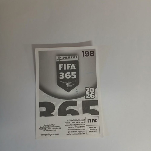 Panini Fifa 365 αυτοκόλλητο Ellyes Skhiri