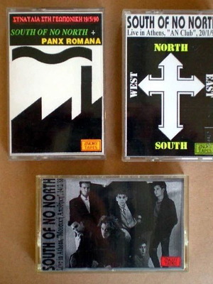 South of No North cassette tapes used, rare live recordings pack of 3