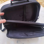 Laptop bag used, for 15-inch laptop with multiple compartments