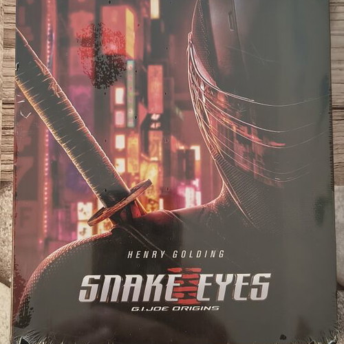 Snake Eyes G.I. Joe Origins 4K UHD + Blu-ray steelbook new with Greek subtitles