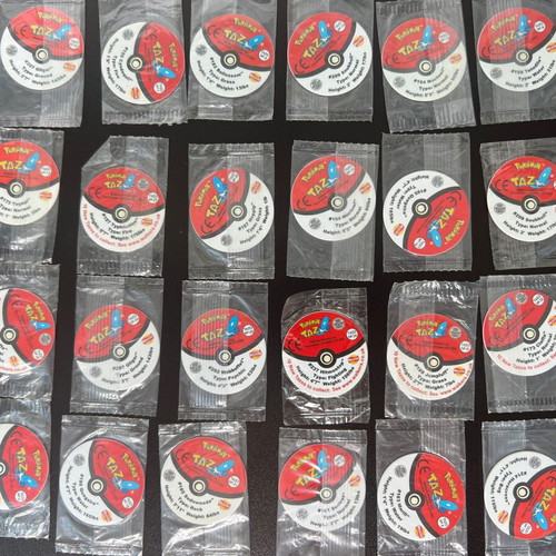 Pokemon Tazos sealed vintage collectible set
