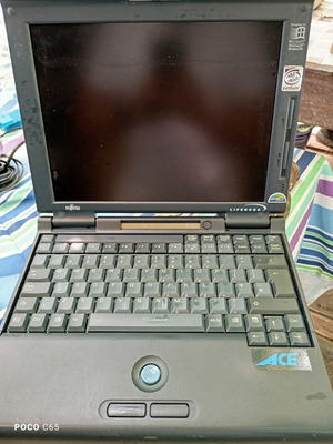 Fujitsu LifeBook Retro Laptop Pentium used, collector's item
