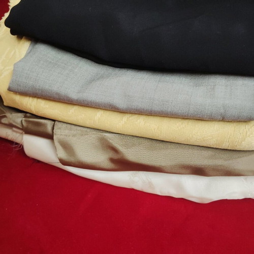 Various fabrics and linings new